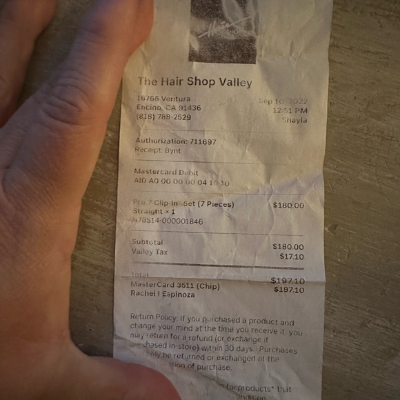 Clip in hair extensions - Picture 2 of 5